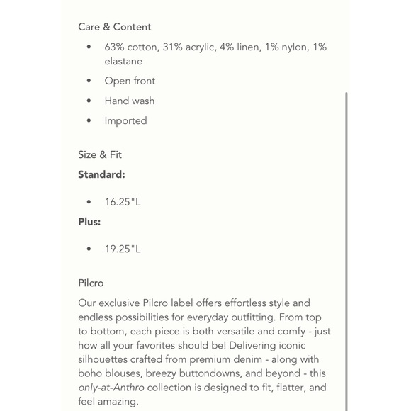 NWT Anthropologie Pilcro Checkerboard Cropped Cardigan Sweater - Picture 5 of 8